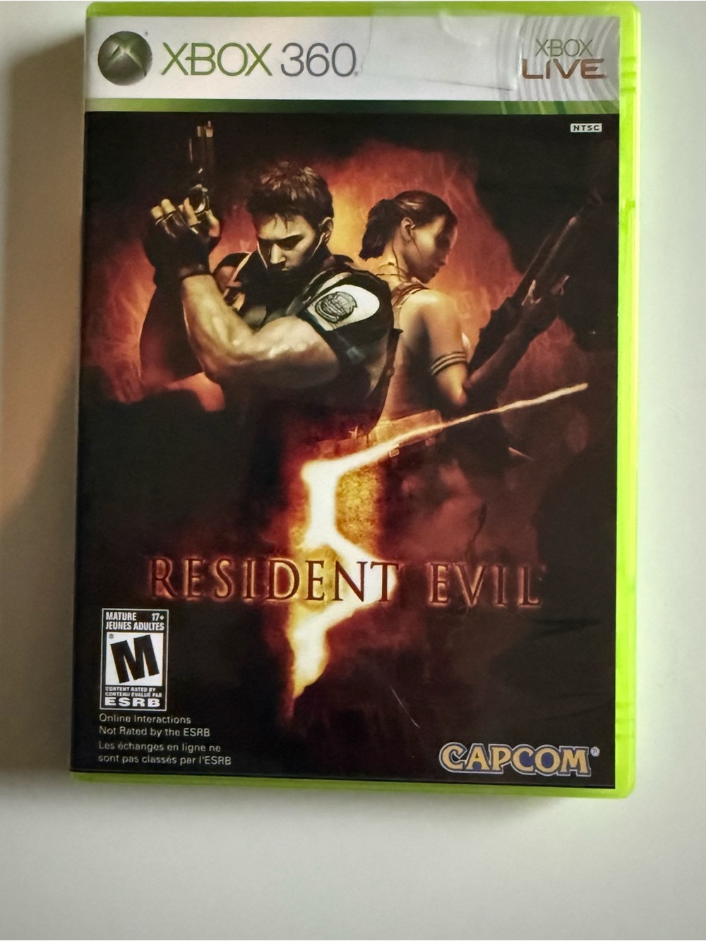 Resident Evil 5 (Xbox 360) - Capcom - Black & Green